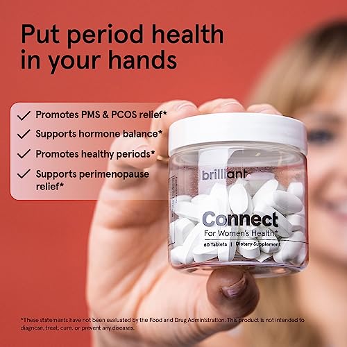 Brilliant Connect Period Health Supplement – Promotes Relief from Cramps, Fatigue Feel BrilliantBuy Supplements Australia