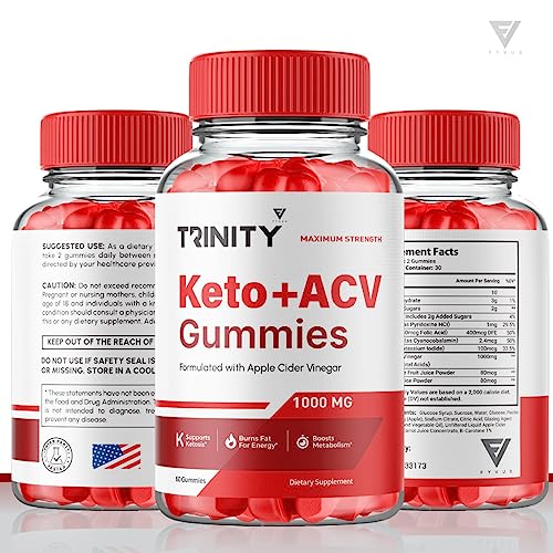 (3 Pack) Trinity Keto, Trinity Keto ACV Gummies - Trinity Keto ACV Gummies Advanced Apple FyvusBuy Supplements Australia