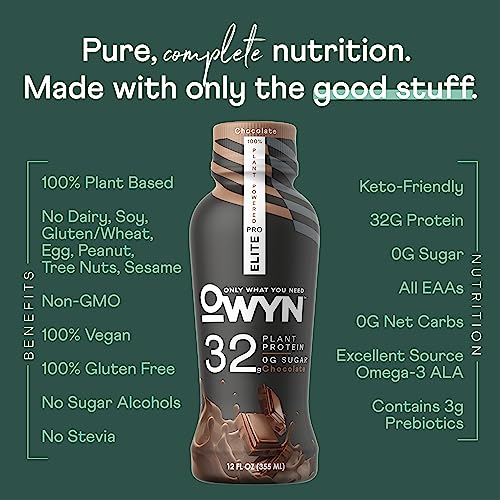 OWYN Only What You Need Pro Elite Vegan High Protein Keto Shake, 32g Protein OWYN Only What You NeedBuy Supplements Australia