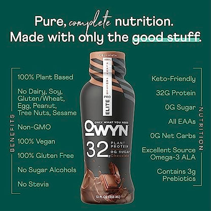 OWYN Only What You Need Pro Elite Vegan High Protein Keto Shake, 32g Protein OWYN Only What You NeedBuy Supplements Australia
