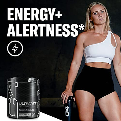 C4 Ultimate Pre Workout Powder Arctic Snow Cone - Sugar Free Preworkout Energy CellucorBuy Supplements Australia