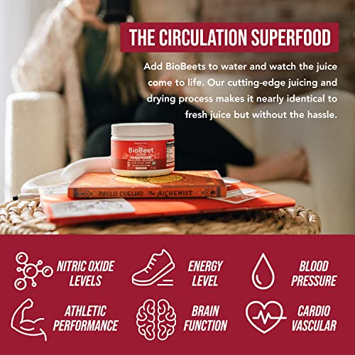 BioBeet Max Strength Beet Root Juice Powder – 20:1 Concentrate, Each Serving Derived Triquetra HealthBuy Supplements Australia