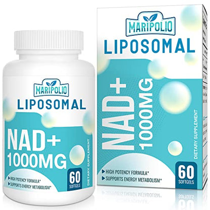 Liposomal NAD+ Supplement 1000 mg | Highest NAD Pontecy | Max Absorption | Pure NAD