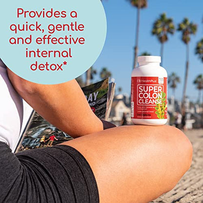 Health Plus Super Colon Cleanse Digestive Support | Constipation Relief to Reduce Bloating Health PlusBuy Supplements Australia