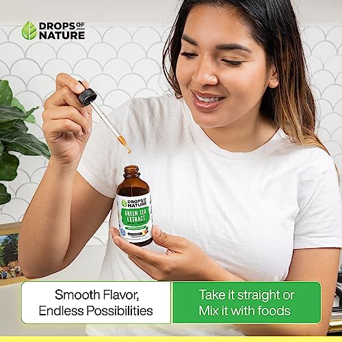 Green Tea Extract - 1000mg - 50% EGCG - Green Tea Liquid Drops, 4x more Powerful than Drops Of NatureBuy Supplements Australia