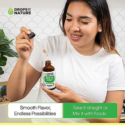 Green Tea Extract - 1000mg - 50% EGCG - Green Tea Liquid Drops, 4x more Powerful than Drops Of NatureBuy Supplements Australia