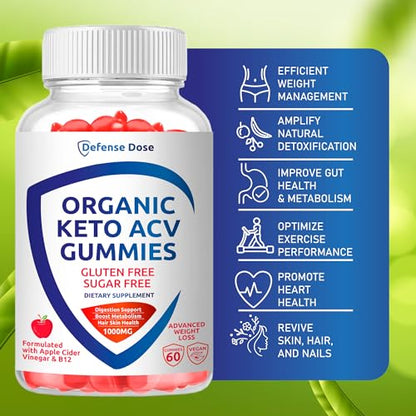 Organic Keto ACV Gummy Advanced Weight Loss - Gluten & Sugar Free Pro Active Rapid Belly Defense DoseBuy Supplements Australia