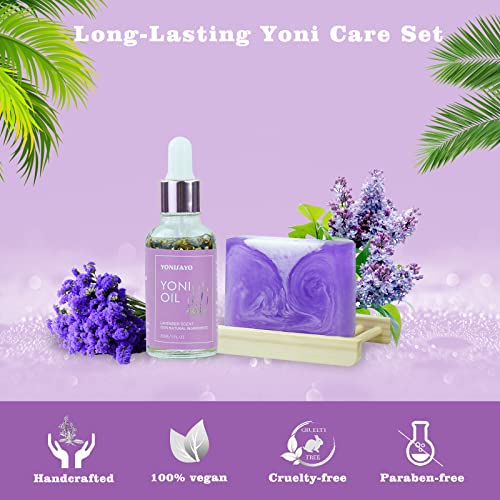 Yoni Wash Yoni Oil Yoni Soap Set, 5.29oz Yoni Soap Bar, 2 * 30ml Feminine Oil, 6.7 fl.oz Feminine Wash yonisayoBuy Supplements Australia