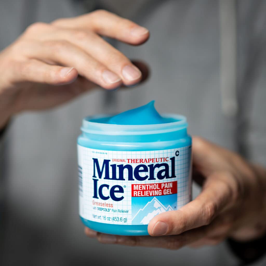 Mineral Ice Pain Relieving Gel - 8 oz, Pack of 4 Mineral IceBuy Supplements Australia