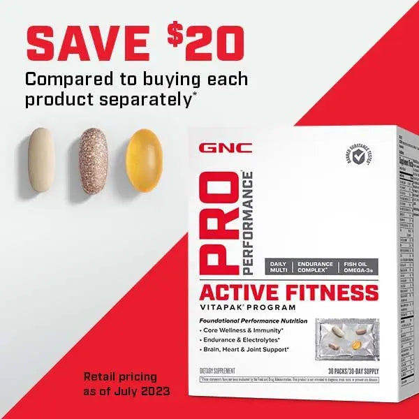 GNC Pro Performance Active Fitness Vitapak Program | 30 Servings GNC