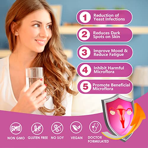 OMOGS Women's Probiotic,120-Billion-CFUs, 18 Strains, with 3 Prebiotics and Cranberry OMOGSBuy Supplements Australia