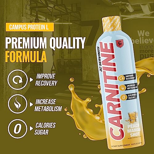 Campus Protein - Carnitine Liquid Supplement, Weight Loss Aid for Natural Energy Campus ProteinBuy Supplements Australia
