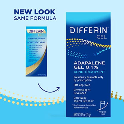 Differin Acne Treatment Gel, 30 Day Supply, Retinoid Treatment for Face DifferinBuy Supplements Australia