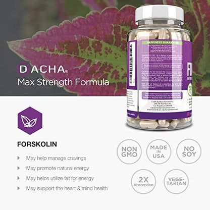 DACHA Natural Forskolin Max Strength Formula- 500mg Coleus Extract, Keto Diet Pills That DACHABuy Supplements Australia