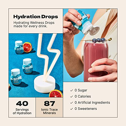 Buoy Electrolyte Drops | 120 Servings | No Sugar, No Sweeteners | Dietitian Recommended BuoyBuy Supplements Australia