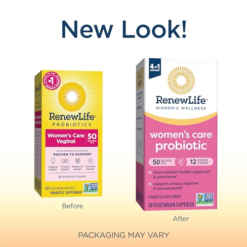 Renew Life Women's Probiotic Capsules, 50 Billion CFU Guaranteed, Supports Vaginal, Urinary Renew LifeBuy Supplements Australia