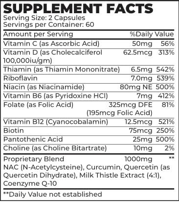 Restorio™ Metabolic Health Support Capsules - Liver & Inflammation Support - Hangover Prevention - Exercise Recovery - 120 Capsules RestorioBuy Supplements Australia