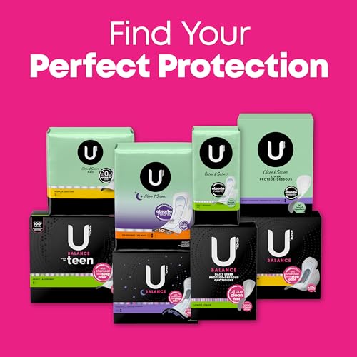 U by Kotex Balance Sized for Teens Ultra Thin Overnight Pads with Wings, 24 Count (Packaging May Vary) U by KotexBuy Supplements Australia