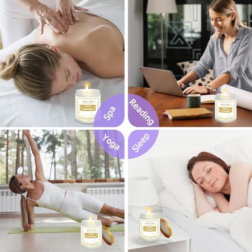 4 Pack Candles for Home Scented, Lavender & Cinnamon Candles Gifts for Women, 28 oz 200H Long zsalttBuy Supplements Australia