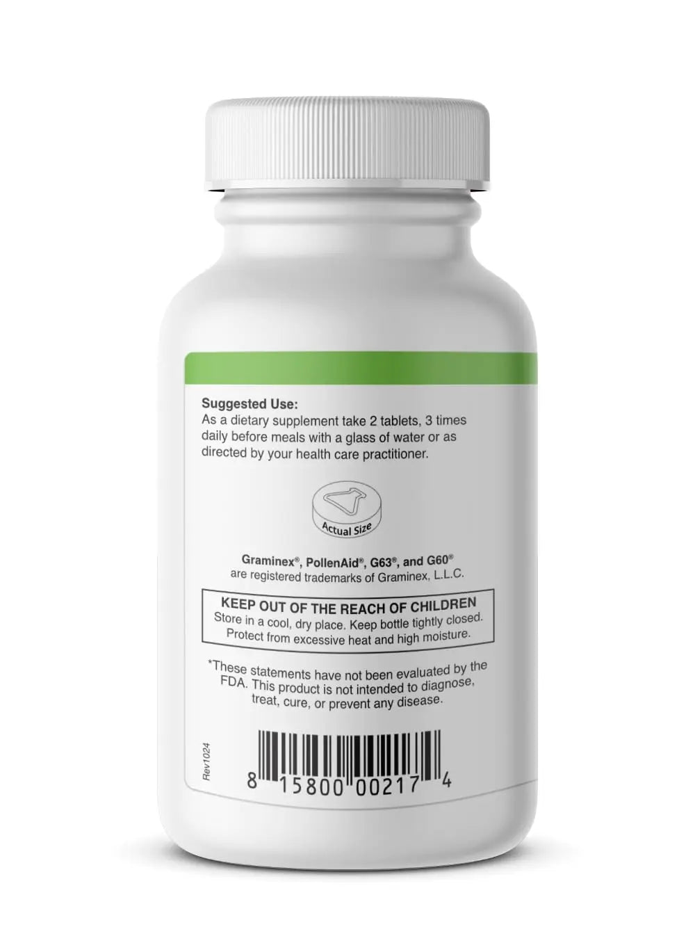 Graminex PollenAid Prostate Supplement: All Natural Prostate Support for Bladder Control & Urinary Tract Health, Rye Pollen Extract Made in USA, 200 Tablets (Pack of 2) GraminexBuy Supplements Australia