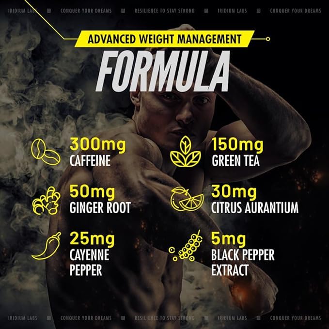 Iridium Labs Kimera Thermogenic Fat Burner - Weight Loss Supplement & Energy Booster Iridium LabsBuy Supplements Australia