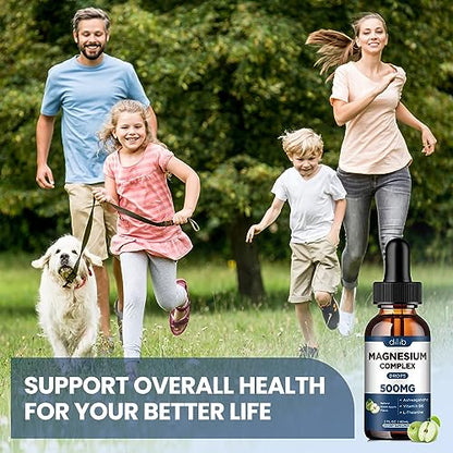 Triple Magnesium Complex Supplement-Magnesium Glycinate, Citrate, Malate Liquid dilibBuy Supplements Australia