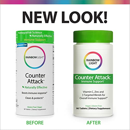 Rainbow Light Counter Attack Immune Support, Dietary Supplement Provides Immune Rainbow LightBuy Supplements Australia