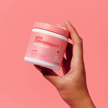 Love Sweat Fitness Mood & Stress Support Supplement for Women | Ashwagandha, B Vitamins & Magnesium Powder | Focus, Calm & Balance | Miss Congeniality Vanilla | Vegan, Non-GMO | 28 Servings Love Sweat FitnessBuy Supplements Australia