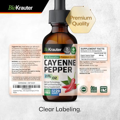 MAUWE HERBS Cayenne Pepper Supplement - Organic Cayenne Pepper Tincture MAUWE HERBSBuy Supplements Australia