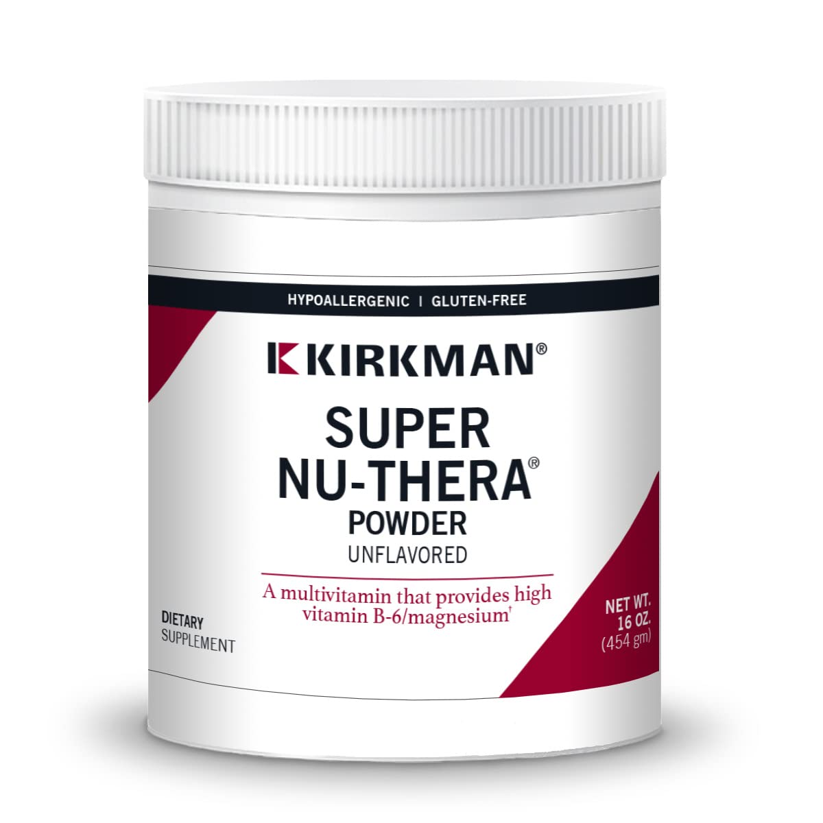 Super Nu-Thera Powder - Hypoallergenic - Unflavored - 16 Ounces KirkmanBuy Supplements Australia