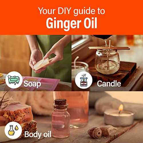 H’ana Pure Ginger Oil for Belly Fat & Pain - 100% Natural Therapeutic Grade Ginger Essentia H'anaBuy Supplements Australia