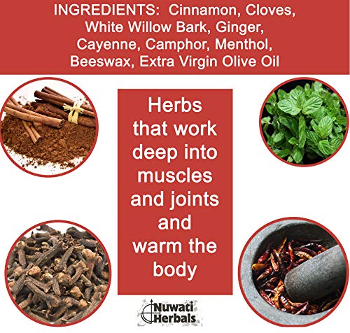 Healing Balm Massage for Sore Muscles and Joints – Nuwati Herbals Indian Blanket Balm – Sweet Smelling Warmth with Cinnamon, Cloves, Camphor, Menthol, 4 Ounces Nuwati HerbalsBuy Supplements Australia