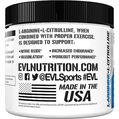 Evlution Nutrition L-Arginine + L-Citrulline - Endurance + Workout Performance EvlutionBuy Supplements Australia