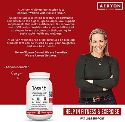 Lose It by Aeryon Wellness - Fitness Management & Exercise Enhancer - Hormone Balance Aeryon Ashlie WellnessBuy Supplements Australia
