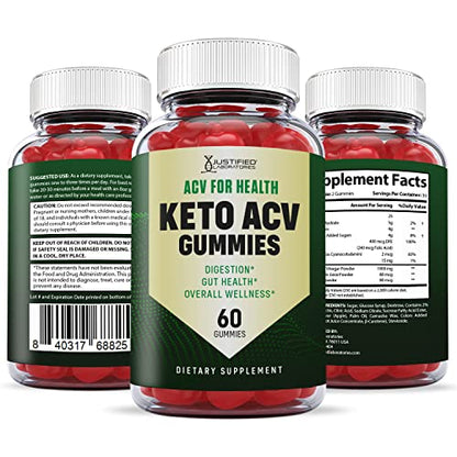Justified Laboratories ACV for Health Keto ACV Gummies 1000MG with Pomegranate Juice Justified LaboratoriesBuy Supplements Australia