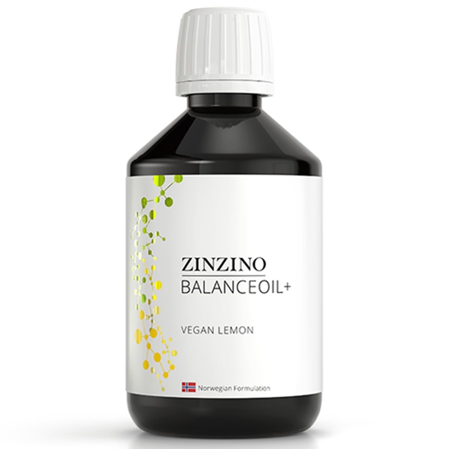 Zinzino - BalanceOil+ Vegan Lemon, Synergistic Blend with Marine Micro-Algae, Olive Oil, Ahiflower Seed Oil, Vegan Vitamin D3-300 ml ZINZINOBuy Supplements Australia