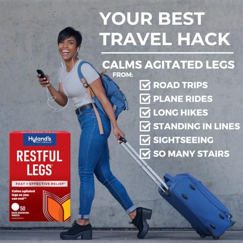 Hyland's Naturals Restful Legs Tablets, Natural Itching, Crawling, Tingling & Leg Jerk Relief, Quick Dissolving Hyland'sBuy Supplements Australia