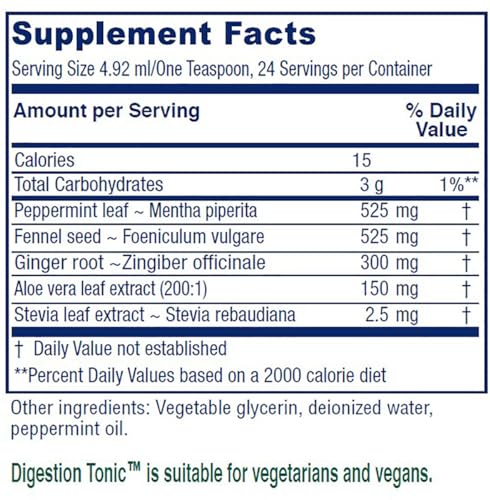 Vitanica Digestion Tonic, Gas and Bloating Relief Supplement, Organic, Improve Digestive VitanicaBuy Supplements Australia