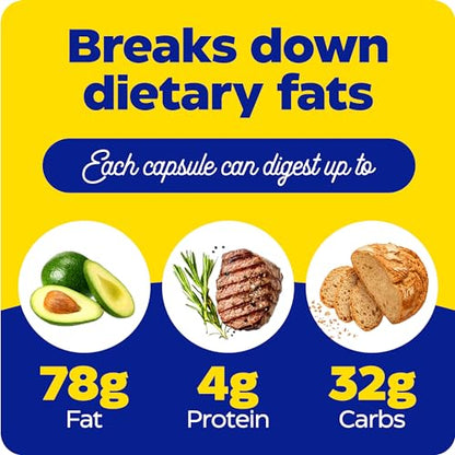 Enzymedica Lypo Gold, Digestive Enzymes for Fat Digestion, Offers Fast Acting Gas EnzymedicaBuy Supplements Australia