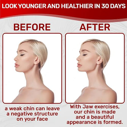 Jawline Exerciser for man&women, Jaw Exerciser, 3 Resistance Levels(6 pcs) Silicone Jawline MUWIGOBuy Supplements Australia
