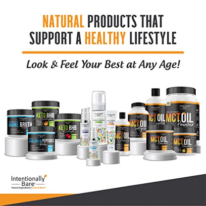 Intentionally Bare Organic MCT Oil Capsules - 70% C8 MCT Oil & 30% C10 MCT Capsules Intentionally BareBuy Supplements Australia