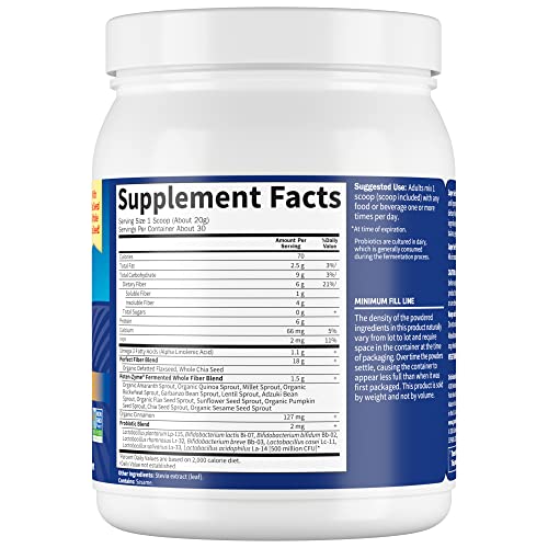 Garden of Life Super Seed - Vegetarian Whole Food Fiber Supplement with Protein and Omega 3 Garden of LifeBuy Supplements Australia