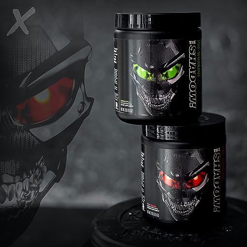JNX SPORTS The Shadow! 350mg of Caffeine Hard Core Preworkout -Electric Energy, Mental Focus, Superhuman Strength, Men & Women - Strawberry Pineapple 30 Servings…
