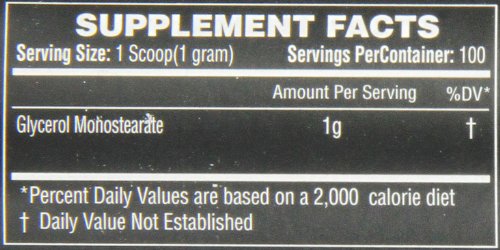 LiveLong Nutrition Glycerol Monostearate GMS Powder - Hydration, Endurance, Muscle LiveLong NutritionBuy Supplements Australia