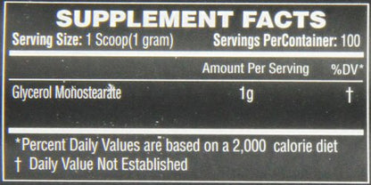 LiveLong Nutrition Glycerol Monostearate GMS Powder - Hydration, Endurance, Muscle LiveLong NutritionBuy Supplements Australia