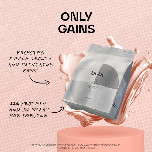 Bulk Pure Whey Protein Powder Shake, Berries and Cream, 1 kg, Packaging May Vary BulkBuy Supplements Australia