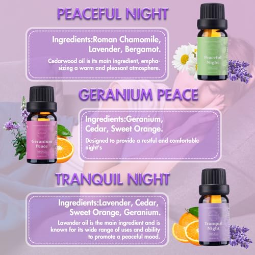 WECONA Essential Oils for Diffusers For Home - Dreamland Slumber Aromatherapy Oils Set WECONABuy Supplements Australia