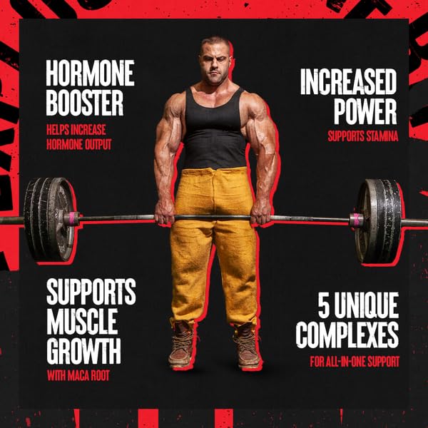 Animal Stak – Complete Natural Hormone Booster Supplement with Tribulus – Natural Testosterone Booster for Athletes – Contains Estrogen Blockers – 1 Month Cycle AnimalBuy Supplements Australia