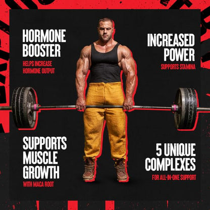 Animal Stak – Complete Natural Hormone Booster Supplement with Tribulus – Natural Testosterone Booster for Athletes – Contains Estrogen Blockers – 1 Month Cycle AnimalBuy Supplements Australia