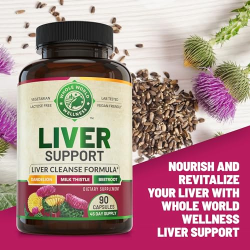 Liver Cleanse Detox & Repair Formula. Liver Support Supplement with Dandelion Root Silymarin WHOLE WORLD WELLNESSBuy Supplements Australia